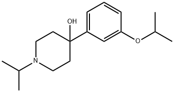 4-(3-ISOPROPOXYPHENYL)-1-ISOPROPYLPIPERIDIN-4-OL Struktur