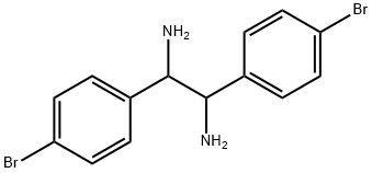 (1S,2S)-1,2-BIS(4-BROMOPHENYL)ETHANE-1,2-DIAMINE Struktur