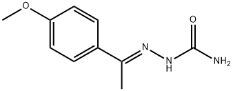 [(E)-1-(4-methoxyphenyl)ethylideneamino]urea Struktur