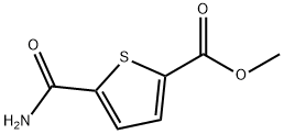 5-Carbamoyl-thiophene-2-carboxylic acid methyl ester Struktur