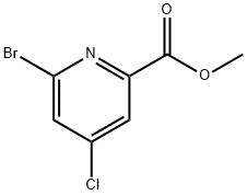 Methyl 6-bromo-4-chloropicolinate Struktur