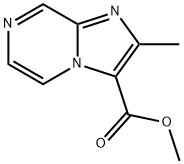 Methyl 2-methylimidazo[1,2-a]pyrazine-3-carboxylate Struktur