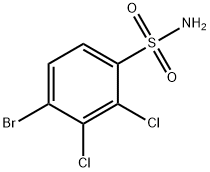 4-BROMO-2,3-DICHLOROBENZENESULFONAMIDE Struktur