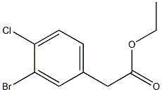 Ethyl 3-Bromo-4-chlorophenylacetate Struktur