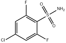 4-CHLORO-2,6-DIFLUOROBENZENESULFONAMIDE Struktur