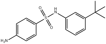 4-AMINO-N-(3-(TERT-BUTYL)PHENYL)BENZENESULFONAMIDE Struktur