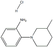 2-(3-methylpiperidin-1-yl)aniline:hydrochloride Struktur