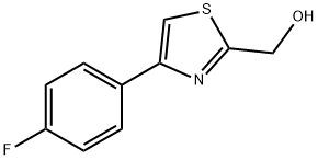 [4-(4-Fluoro-phenyl)-thiazol-2-yl]-methanol Struktur