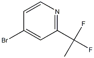 4-Bromo-2-(1,1-difluoroethyl)pyridine Struktur