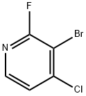 4-bromo-3-chloro-2-fluoropyridine Struktur