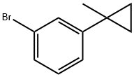 1-bromo-3-(1-methylcyclopropyl)benzene Struktur