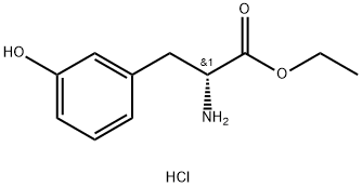 D-3-hydroxy-Phenylalanine ethyl ester hydrochloride Struktur