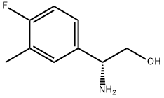 (2R)-2-AMINO-2-(4-FLUORO-3-METHYLPHENYL)ETHAN-1-OL Struktur