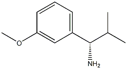 (1S)-1-(3-METHOXYPHENYL)-2-METHYLPROPAN-1-AMINE Struktur