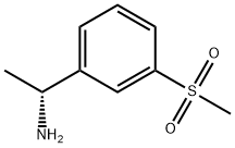 (1R)-1-(3-methanesulfonylphenyl)ethan-1-amine Struktur