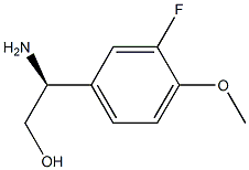 (2S)-2-AMINO-2-(3-FLUORO-4-METHOXYPHENYL)ETHAN-1-OL Struktur