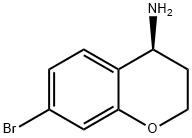 (4S)-7-BROMO-3,4-DIHYDRO-2H-1-BENZOPYRAN-4-AMINE Struktur