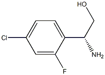 (2R)-2-AMINO-2-(4-CHLORO-2-FLUORO-PHENYL)ETHANOL Struktur