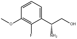 (2R)-2-AMINO-2-(2-FLUORO-3-METHOXY-PHENYL)ETHANOL Struktur