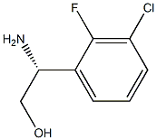 (2R)-2-AMINO-2-(3-CHLORO-2-FLUOROPHENYL)ETHAN-1-OL Struktur