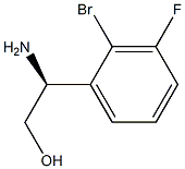 (2S)-2-AMINO-2-(2-BROMO-3-FLUOROPHENYL)ETHAN-1-OL Struktur