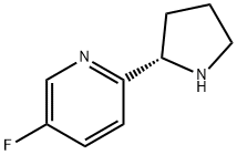 2-((2S)PYRROLIDIN-2-YL)-5-FLUOROPYRIDINE Struktur