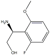 (2S)-2-AMINO-2-(6-FLUORO-2-METHOXYPHENYL)ETHAN-1-OL Struktur