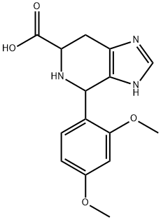 4-(2,4-dimethoxyphenyl)-3H,4H,5H,6H,7H-imidazo[4,5-c]pyridine-6-carboxylic acid Struktur