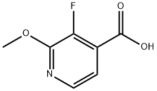 3-Fluoro-2-methoxyisonicotinic acid Struktur