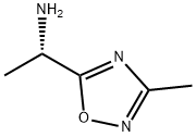 (S)-1-(3-メチル-1,2,4-オキサジアゾール-5-イル)エタンアミン 化學(xué)構(gòu)造式