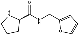 (2S)-N-[(furan-2-yl)methyl]pyrrolidine-2-carboxamide Struktur