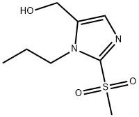 (2-methanesulfonyl-1-propyl-1H-imidazol-5-yl)methanol Struktur