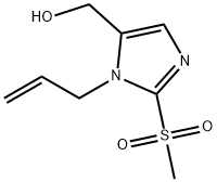 [2-methanesulfonyl-1-(prop-2-en-1-yl)-1H-imidazol-5-yl]methanol Struktur