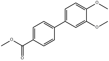 METHYL 4-(3,4-DIMETHOXYPHENYL)BENZOATE Struktur