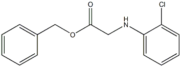 DL-2-Chlorophenylglycine phenylmethyl ester Struktur