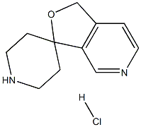 1H-Spiro[furo[3,4-c]pyridine-3,4'-piperidine] hydrochloride Struktur