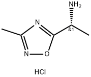 (R)-1-(3-METHYL-1,2,4-OXADIAZOL-5-YL)ETHANAMINE HCL Struktur