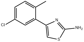 4-(5-chloro-2-methylphenyl)-1,3-thiazol-2-amine Struktur