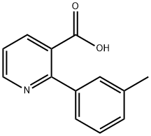 2-(m-tolyl)nicotinic acid Struktur