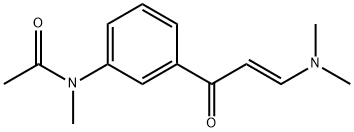 (E)-N-(3-(3-(Dimethylamino)acryloyl)phenyl)-N-methylacetamide Struktur