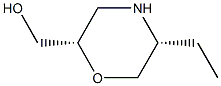 ((2S,5R)-5-Ethylmorpholin-2-yl)methanol Struktur