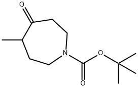 Tert-Butyl 4-Methyl-5-Oxoazepane-1-Carboxylate Struktur