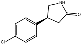 (S)-4-(4-CHLOROPHENYL)PYRROLIDIN-2-ONE Struktur