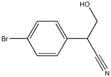 2-(4-BROMOPHENYL)-3-HYDROXYPROPANENITRILE Struktur