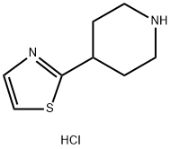 4-(1,3-thiazol-2-yl)piperidine dihydrochloride Struktur