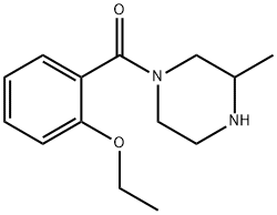 1-(2-ethoxybenzoyl)-3-methylpiperazine Struktur