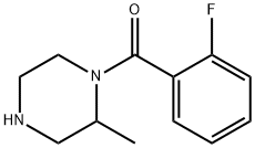 1-(2-fluorobenzoyl)-2-methylpiperazine Struktur