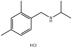 [(2,4-dimethylphenyl)methyl](propan-2-yl)amine hydrochloride Struktur