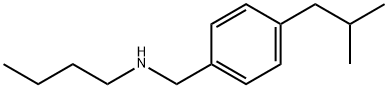 butyl({[4-(2-methylpropyl)phenyl]methyl})amine Struktur