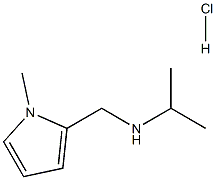 [(1-methyl-1H-pyrrol-2-yl)methyl](propan-2-yl)amine hydrochloride Struktur